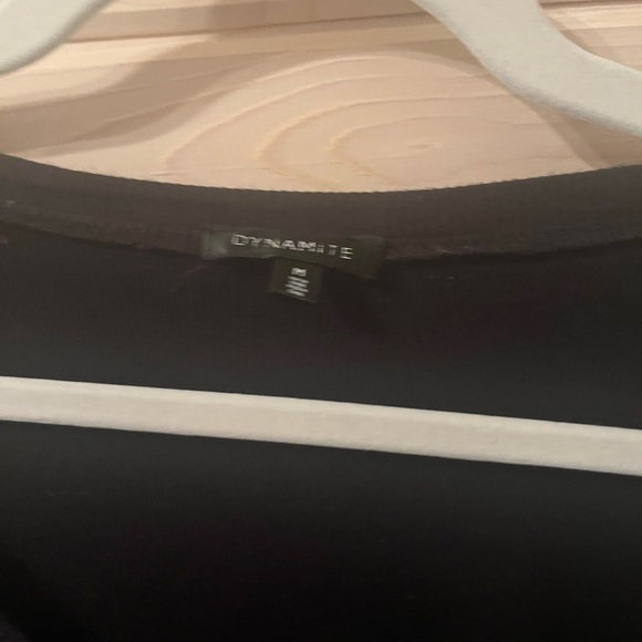 Dynamite long sleeve rubbed top - Picture 2 of 3